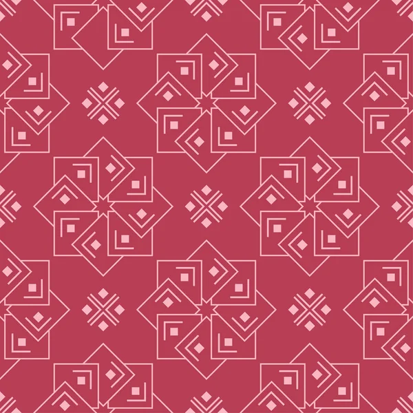 Kırmızı zemin üzerine çiçek süsleme. Tekstil ve duvar kağıtları için seamless modeli