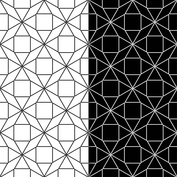 Siyah ve beyaz geometrik Dikişsiz desen web, Tekstil ve duvar kağıtları için