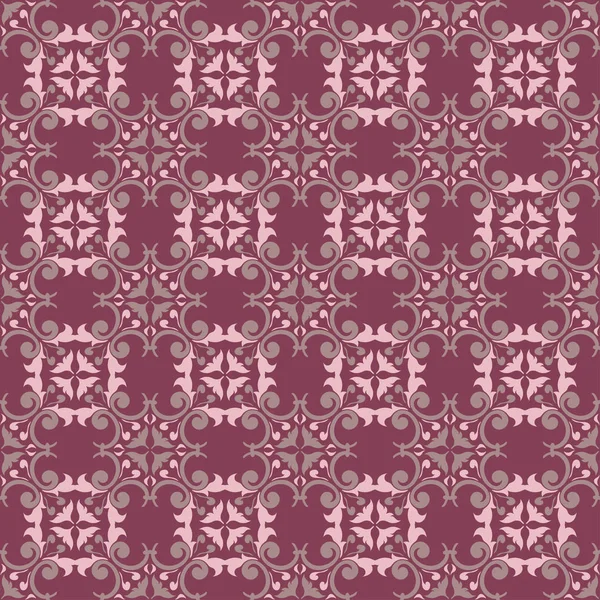 Çiçek seamless modeli. Mor kırmızı arka plan duvar kağıtları, Tekstil ve kumaş çiçek tasarım öğeleri ile
