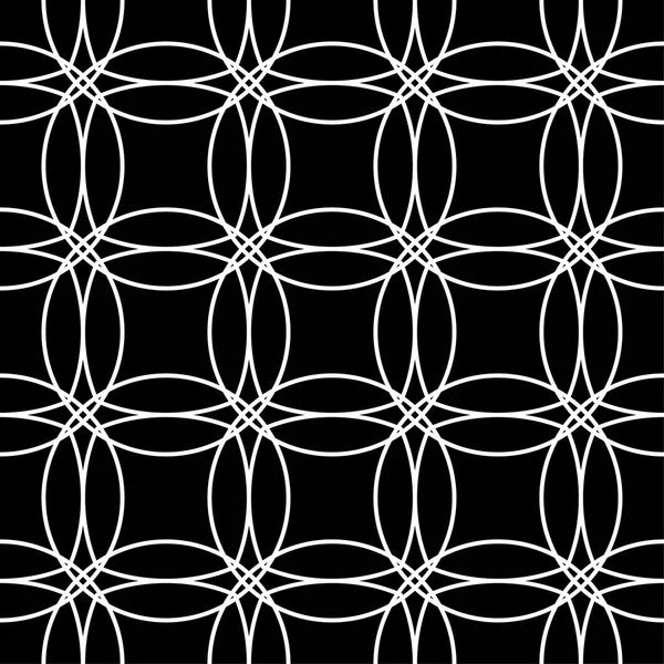 Siyah ve beyaz geometrik süsleme. Web, Tekstil ve duvar kağıtları için seamless modeli