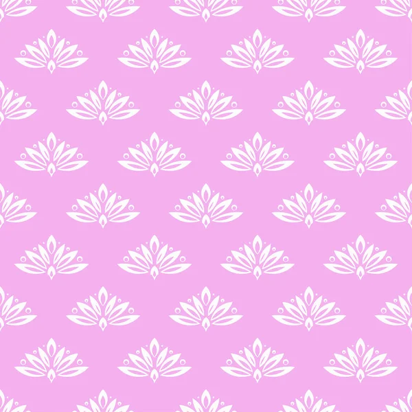 Mor pembe seamless modeli ile çiçek arka plan. Duvar kağıtları ve tekstil tasarım