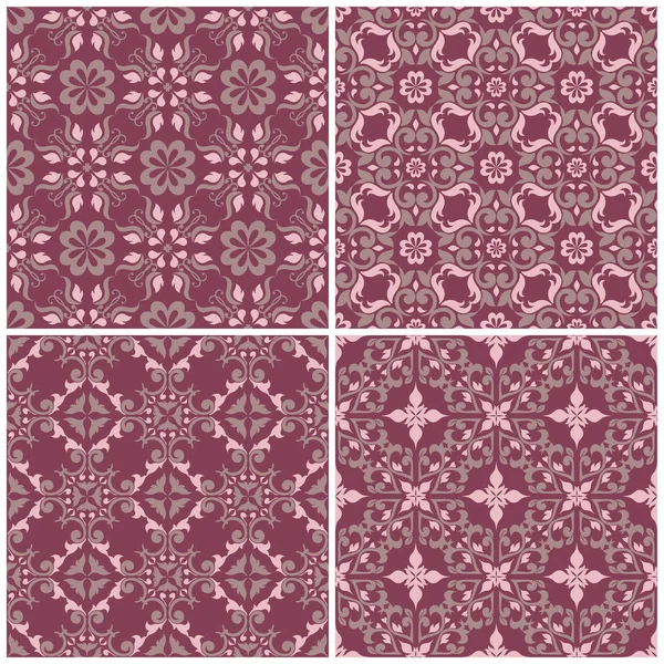 Menekşe sorunsuz arka plan duvar kağıtları, Tekstil ve kumaş çiçek desenleri ile ayarla