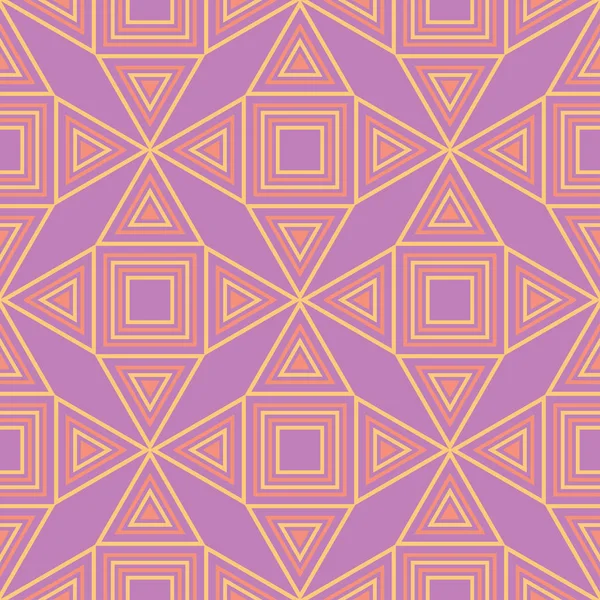 Geometrik menekşe seamless modeli. Parlak renkli arka plan duvar kağıtları, Tekstil ve kumaş için pembe ve sarı öğeler