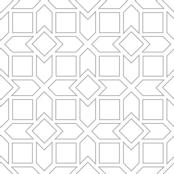 Impression Géométrique Gris Clair Modèle Sans Couture Pour Toile Textile — Image vectorielle