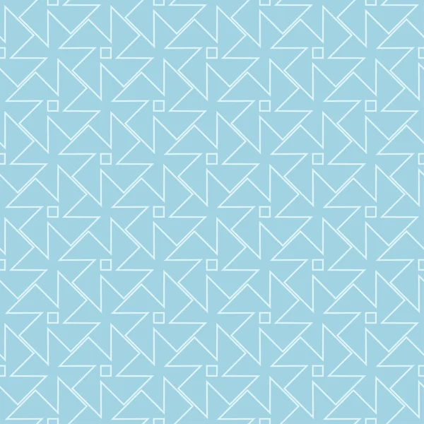 Ornement Géométrique Bleu Clair Modèle Sans Couture Pour Toile Textile — Image vectorielle