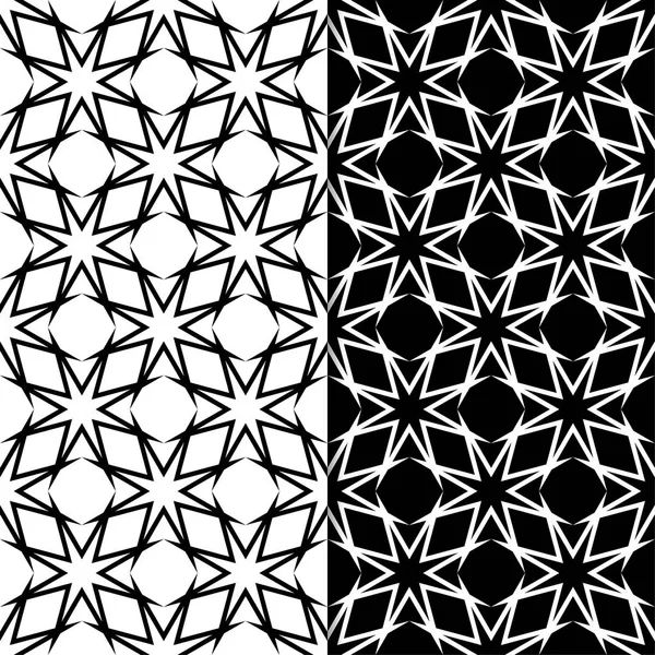 Siyah ve beyaz geometrik Dikişsiz desen web, Tekstil ve duvar kağıtları için