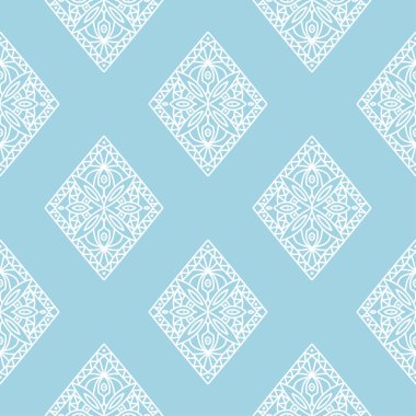 Lacivert ve beyaz geometrik seamless modeli web, Tekstil ve duvar kağıtları için