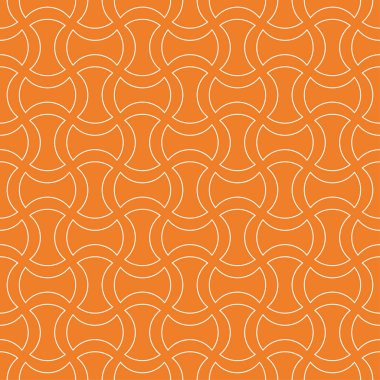Turuncu geometrik tasarım. Web, Tekstil ve duvar kağıtları için seamless modeli