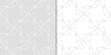 Web, Tekstil ve duvar kağıtları için ışık gri geometrik Dikişsiz desen