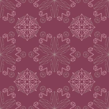 Mor kırmızı çiçek seamless modeli. Arka plan duvar kağıtları, Tekstil ve kumaş çiçek tasarım öğeleri ile