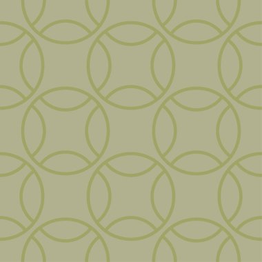 Zeytin yeşili geometrik süsleme. Web, Tekstil ve duvar kağıtları için seamless modeli