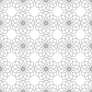 Işık gri geometrik baskı. Web, Tekstil ve duvar kağıtları için seamless modeli