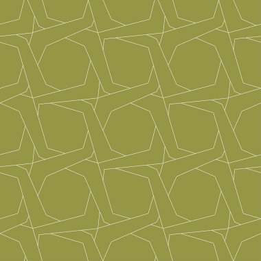 Zeytin yeşili ve beyaz geometrik seamless modeli web, Tekstil ve duvar kağıtları için