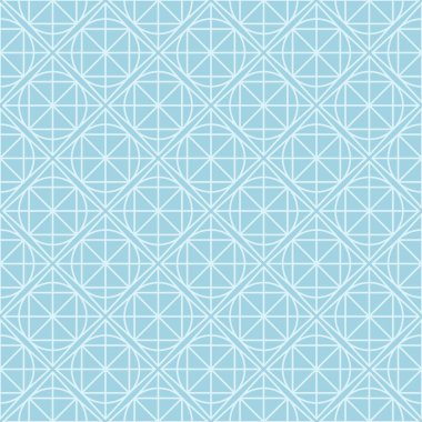 Hafif mavi geometrik seamless modeli web, Tekstil ve duvar kağıtları için