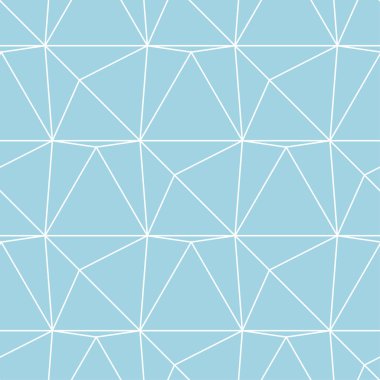 Lacivert ve beyaz geometrik süsleme. Web, Tekstil ve duvar kağıtları için seamless modeli