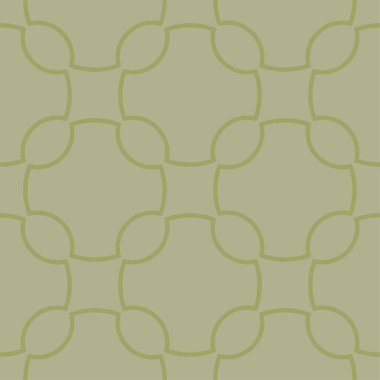 Zeytin yeşili geometrik süsleme. Web, Tekstil ve duvar kağıtları için seamless modeli