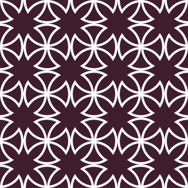 Geometrik siyah ve beyaz soyut seamless modeli. Arka plan için duvar kağıdı, tekstil