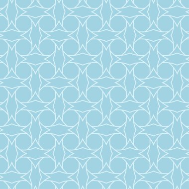 Hafif mavi geometrik süsleme. Web, Tekstil ve duvar kağıtları için seamless modeli
