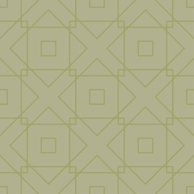 Zeytin yeşili geometrik yazdır. Web, Tekstil ve duvar kağıtları için seamless modeli