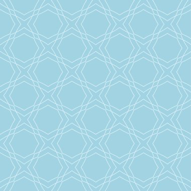 Hafif mavi geometrik süsleme. Web, Tekstil ve duvar kağıtları için seamless modeli