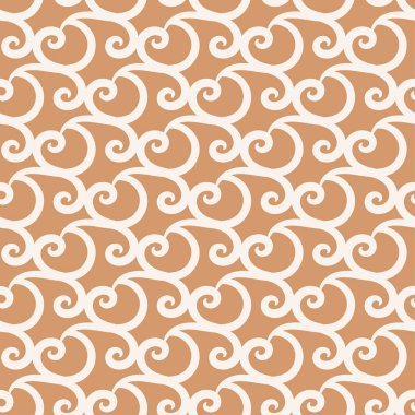 Soyut seamless modeli. Tekstil, duvar kağıtları ve kumaşlar için kahverengi bej ve beyaz arka plan