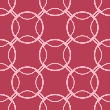 Kırmızı ve soluk pembe geometrik seamless modeli web, Tekstil ve duvar kağıtları için