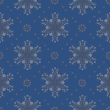 Mavi çiçek sorunsuz arka plan. Tasarım deseni duvar kağıtları, Tekstil ve kumaş çiçek öğeleri