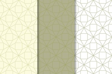 Zeytin yeşili ve beyaz geometrik dikey Dikişsiz desen web, Tekstil ve duvar kağıtları için