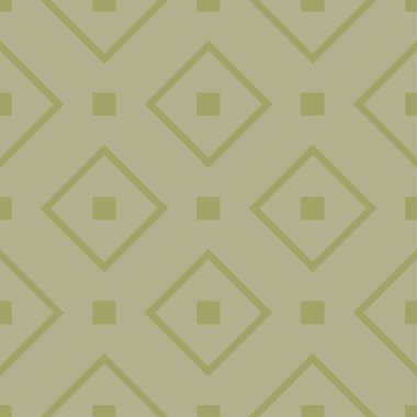 Zeytin yeşili geometrik süsleme. Web, Tekstil ve duvar kağıtları için seamless modeli