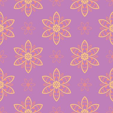 Çiçek renkli seamless modeli. Parlak arka plan duvar kağıtları, Tekstil ve kumaş için