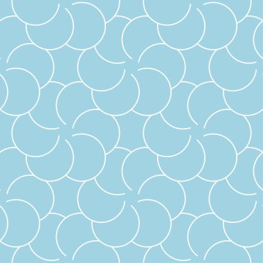 Lacivert ve beyaz geometrik süsleme. Web, Tekstil ve duvar kağıtları için seamless modeli