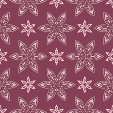 Çiçek kırmızı sorunsuz arka plan. Desen duvar kağıtları, Tekstil ve kumaş için