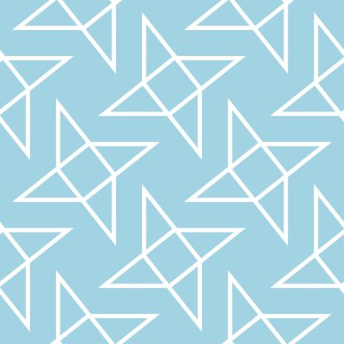 Lacivert ve beyaz geometrik seamless modeli web, Tekstil ve duvar kağıtları için