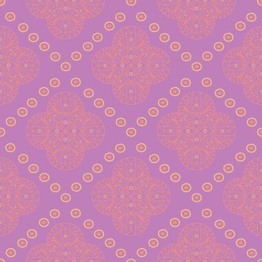 Geometrik menekşe seamless modeli. Parlak renkli arka plan duvar kağıtları, Tekstil ve kumaş için pembe ve sarı öğeler