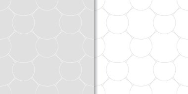 Geometrik süsler kümesi. Web, Tekstil ve duvar kağıtları için ışık gri Dikişsiz desen