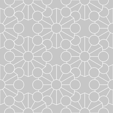 Geometrik süsleme. Işık gri seamless modeli web, Tekstil ve duvar kağıtları için