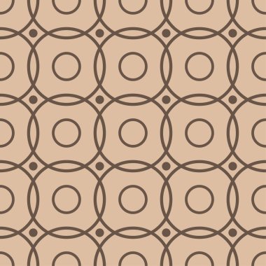 Bej ve kahverengi geometrik seamless modeli web, Tekstil ve duvar kağıtları için