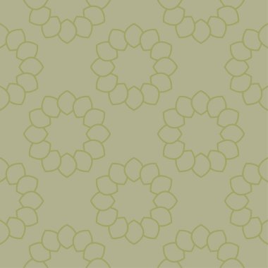 Geometrik süsleme. Zeytin yeşili seamless modeli web, Tekstil ve duvar kağıtları için