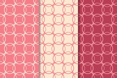 Kiraz kırmızı geometrik dikey Dikişsiz desen web, Tekstil ve duvar kağıtları için