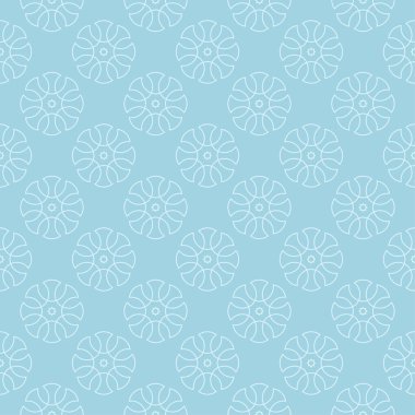 Hafif mavi geometrik süsleme. Web, Tekstil ve duvar kağıtları için seamless modeli