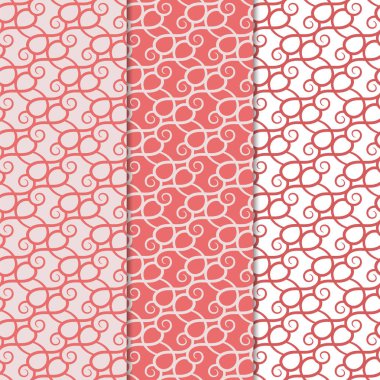Soyut Dikişsiz desen. Kırmızı ve pembe arka plan Tekstil, duvar kağıtları ve kumaşlar için