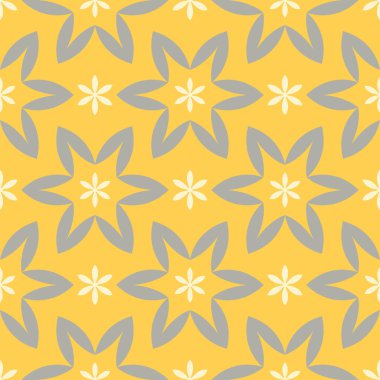 Sarı çiçek seamless modeli. Arka plan duvar kağıtları, Tekstil ve kumaş için çiçek tasarımları ile