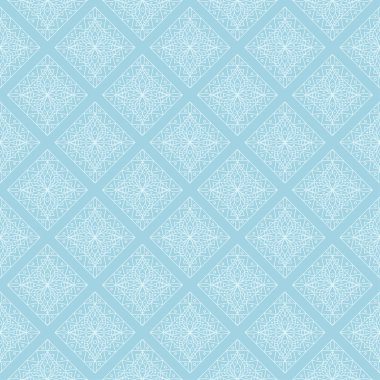 Hafif mavi geometrik süsleme. Web, Tekstil ve duvar kağıtları için seamless modeli