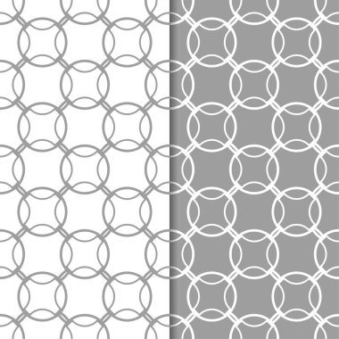 Gri ve beyaz geometrik Dikişsiz desen web, Tekstil ve duvar kağıtları için