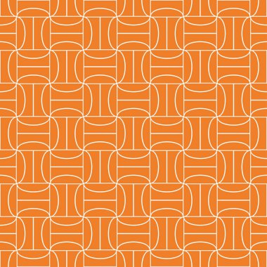 Turuncu geometrik yazdır. Web, Tekstil ve duvar kağıtları için seamless modeli