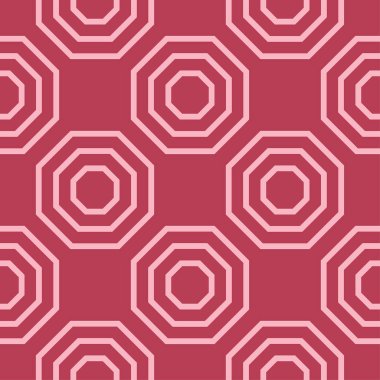 Kırmızı geometrik yazdır. Web, Tekstil ve duvar kağıtları için seamless modeli