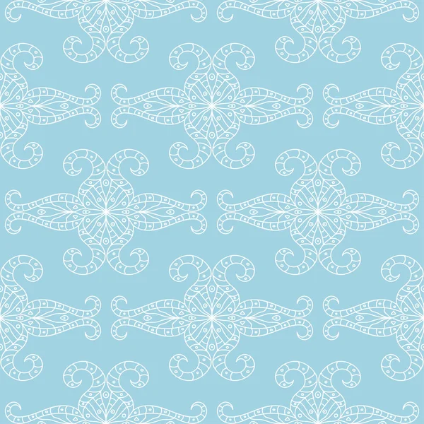 Modèle Sans Couture Géométrique Bleu Marine Blanc Pour Toile Textile — Image vectorielle