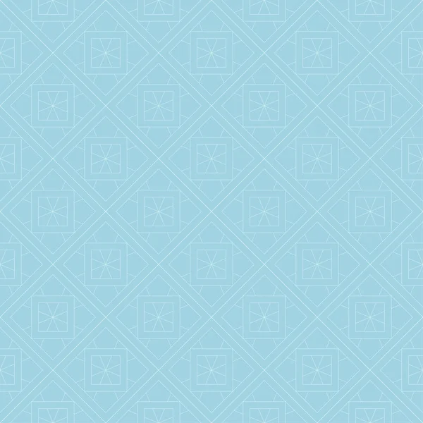 Hellblaues Geometrisches Design Nahtloses Muster Für Web Textilien Und Tapeten — Stockvektor