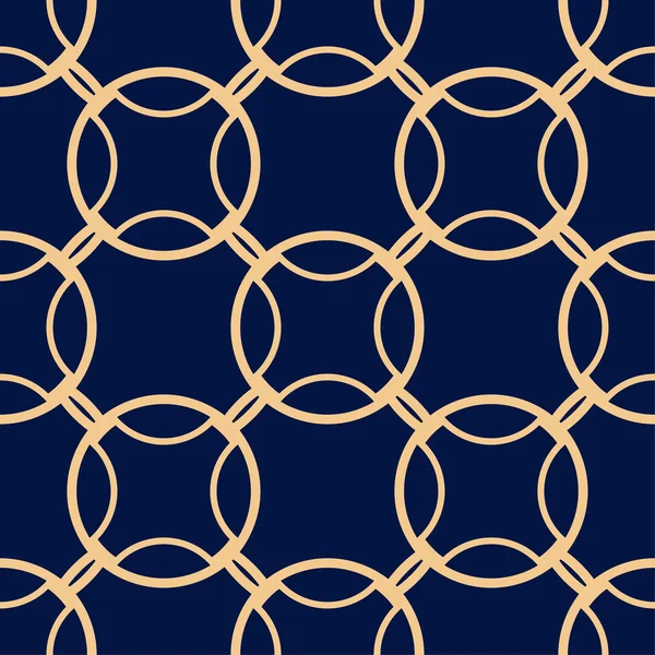 Altın mavi geometrik seamless modeli web, Tekstil ve duvar kağıtları için