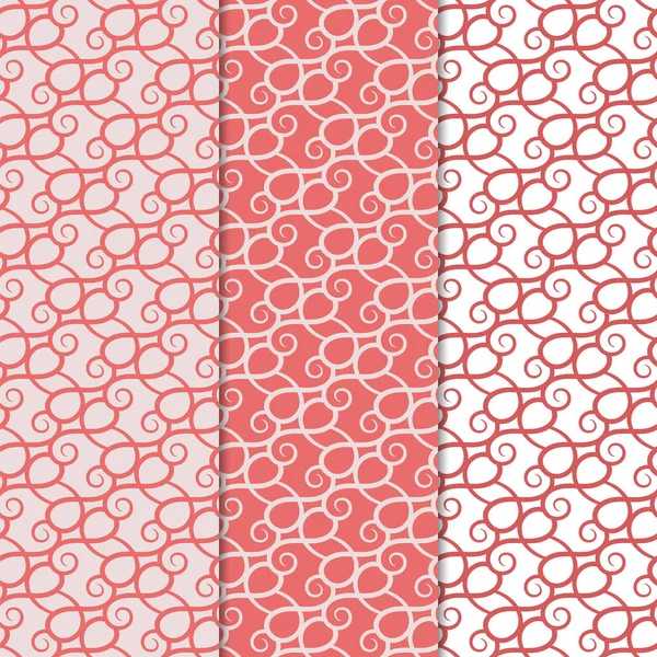 Soyut Dikişsiz desen. Kırmızı ve pembe arka plan Tekstil, duvar kağıtları ve kumaşlar için